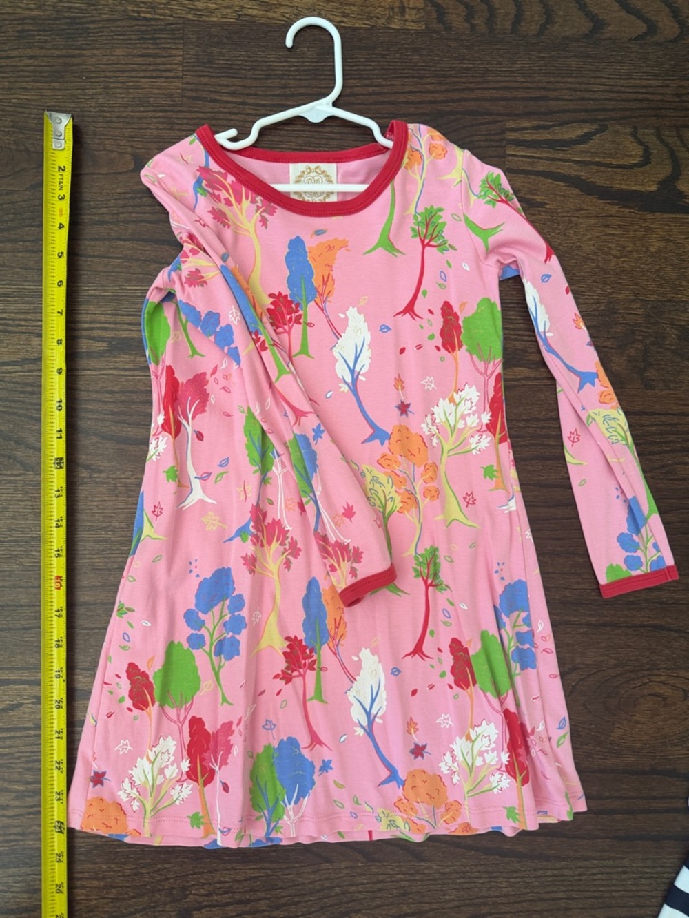 The Beaufort Bonnet Company Pink Floral Long-Sleeve Twirl Dress